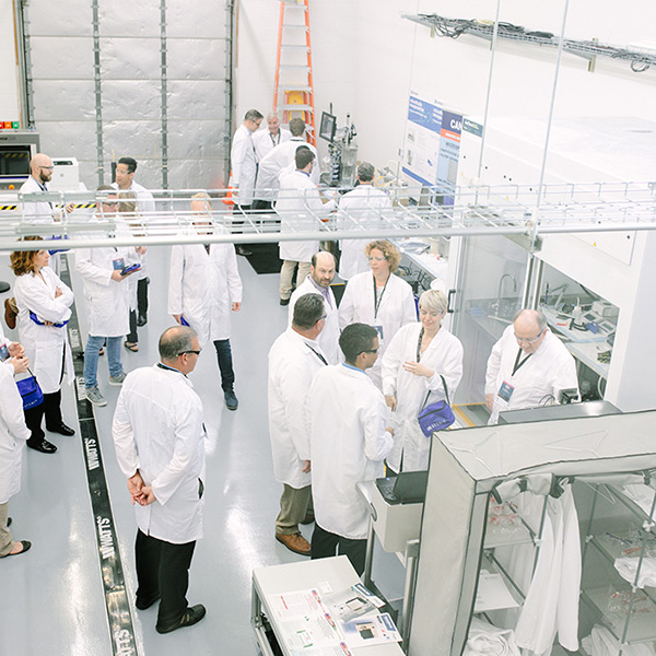 Scientists in new Process Development Laboratory